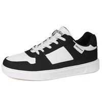 Chaussures de sport en cuir blanc de haute qualité pour hommes Design personnalisé mon Logo Spring Tide Brand Casual Board Shoes Light Joker Walking