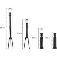 Lampe torche télescopique 3-en-1 1000LM, lampe de camping zoomable, lampe de poche LED rechargeable, étanche IP65, lampe d'urgence extérieure