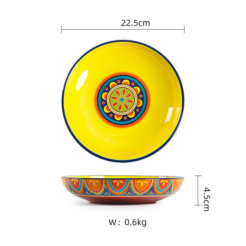 assiette de 9 pouces