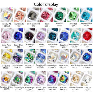 Pierres de cristal en verre K9 de forme coussin Xichuan, 100 couleurs, 6/8/10/12/18 mm, vente en gros, pierres pointues pour bijoux et vêtements - Product Image 6