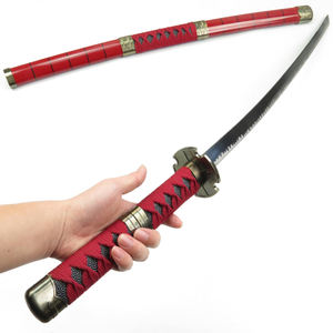 Una pieza Zoro <span class=keywords><strong>arma</strong></span> <span class=keywords><strong>tres</strong></span> generaciones de Onitezutsu Anime japonés COSPlay Props juguete armas colección 40.6in/102cm - Product Image 4