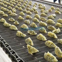 Ligne de production automatique de momos et de raviolis, machine industrielle de cuisson continue à la vapeur pour aliments