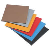 Alucobond Glossy ACP Sheet Revêtement mural extérieur léger 3mm-4mm ACM Panneau composite en aluminium