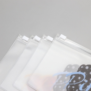 Bolsas de plástico para joyería con cierre hermético, diseño de lujo, con logotipo, en PVC esmerilado. - Product Image 6
