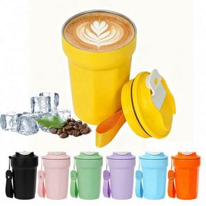 Mug en acier inoxydable personnalisable avec logo, pour boissons chaudes et froides, mini mug à café de luxe avec poignée - Product Image 4