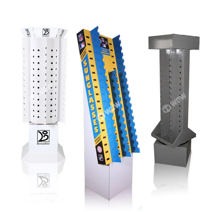 Custom Logo Modieuze Promotie Zonnebril Display Stand Glazen Display Rack Voor Retail