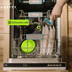 Copo Medidor de Ração para Cães 4 em 1 Personalizado de Fábrica, Colapsável e Dobrável com Clipe para Bolsa, Tigelas e Alimentadores para Animais de Estimação - Product Image 3