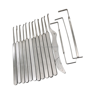 Outils <span class=keywords><strong>de</strong></span> ramassage élégants en acier inoxydable, ensemble <span class=keywords><strong>de</strong></span> crochets simples déverrouiller outils <span class=keywords><strong>de</strong></span> serrurier - Product Image 6