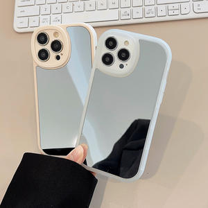 Funda con espejo para iPhone 13/14 Pro Max/16, sensación de alta gama, 15 Pro, simple, 12, a prueba de golpes. - Product Image 3