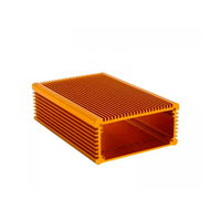 80*37.5mm CNC Usinage Boîtier en aluminium anodisé Boîtier d'instruments électroniques Boîte de jonction Boîte de rail Din