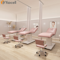 Yoocell Offre Spéciale lit cosmétique électrique de haute qualité Spa meubles de beauté Table de Massage lit facial pour Salon de beauté