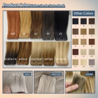 Fasimei 100% Extensions de cheveux vierges Remy humains droite et vague de corps PU trame Invisible sans couture Clip-In cheveux à vendre