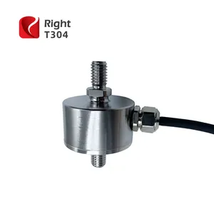 T304 Force Sensor Inline Tension Compression Load Cell Miniatur untuk Tester In Line Compression dan Tension Load Cell