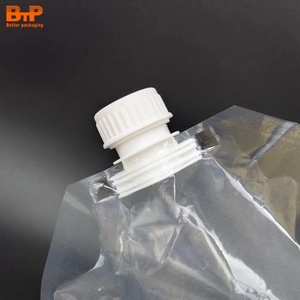 Tùy chỉnh tái sử dụng đứng lên túi với nhựa xử lý với vòi phun nhựa lỏng nước giải khát nước trái cây uống bao bì túi nhựa - Product Image 4