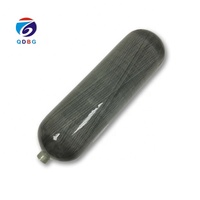 Bouteille d'air haute pression en fibre de carbone QDBG modèle QDBG-2L, 2L, 300 bars, 4500 PSI, pour plongée PCP, plongée sous-marine, cylindre portable