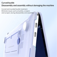 Étui pour ordinateur portable MacBook Air 13 pouces (2018-2021, M1) Coque de protection compatible avec A1932, A2179, A2337