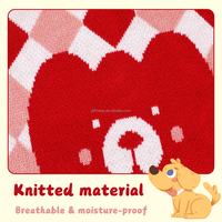 Pull en tricot à carreaux mignon pour animaux de compagnie, gilet respirant et chaud pour chien et chat, vêtement d'hiver doux et confortable pour animaux avec écharpe