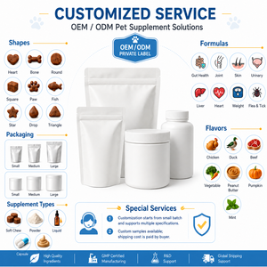 Suplemento para Articulaciones de Perros de Marca Privada OEM/ODM, Glucosamina, Condroitina, MSM, Golosinas Blandas para Razas <span class=keywords><strong>Grandes</strong></span>, Fórmula Personalizada - Product Image 6