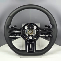 Volant de voiture en cuir personnalisé pour l'intérieur de la voiture, pour Mercedes-Benz GLC GLE W205 W213 W222 W210 W204 W205 W176 GLK AMG 809