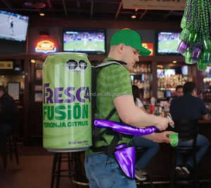Mochila Dispensadora de Bebidas Gigante Fresca <span class=keywords><strong>Fusion</strong></span>, Dispensador de Bebidas para Fiestas de Mardi Gras, Mochila para Servir Bebidas - Product Image 1