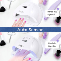 Lampe à ongles automatique SUN X5 Plus, quatre réglages de minuterie, 120W, 36 LED UV, séchage rapide du gel à ongles, lampe professionnelle pour manucure NAL002