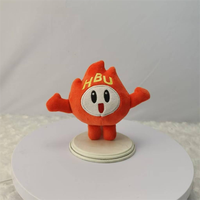 Porte-clés personnalisé en peluche de coton PP super doux style Kawaii avec logo – Anti-stress brodé format poche