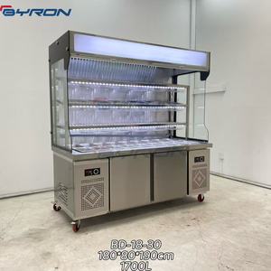 Byron Malatang Bar para restaurante Malatang Display Refrigerador <span class=keywords><strong>Vitrinas</strong></span> refrigeradas usadas - Product Image 3