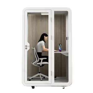 תא אטום לרעש בהתאמה אישית, יוקרתי, לשימוש בקניון חיצוני - תא טלפון לאולפן הקלטות ביתי עם מסגרת פח, למחסן - Product Image 1