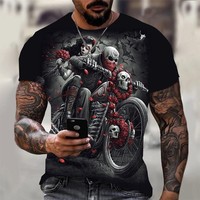 Camisetas Deportivas de Verano 2024, Estilo Europeo Americano, Estampado Animal 3D, Manga Corta, Secado Rápido, Transpirables, Digitales