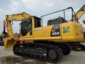 Excavadora Komatsu pc450 de 45 toneladas usada con pocas horas de uso, confiable para construcción y paisajismo, equipo Komatsu de segunda mano - Product Image 3