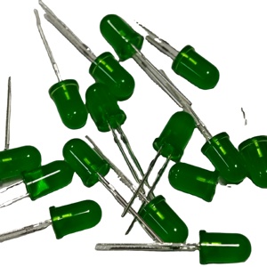 5 mét màu xanh lá cây khuếch tán đèn LED Diode 525nm 0.06 Wát 1.8-2.2V Dimmable 3-năm bảo hành - Product Image 1