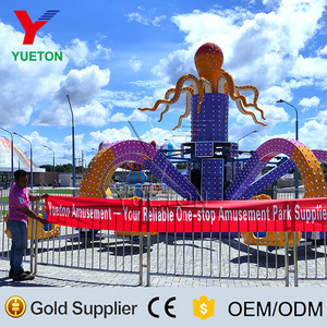 Manège de fête foraine, attraction de type « fly polyp » ou « octopus », manège rotatif pour parc d'attractions en plein air, grand octopus à vendre - Product Image 2