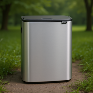 Cestino per Rifiuti Brabantia 30 L con Coperchio Touch in Acciaio Inossidabile - Product Image 3