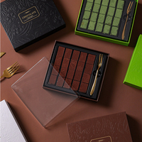 Maßgefertigte Luxus-Schokoladengeschenkbox mit Einlage, Premium-Starrverpackung mit Deckel und Boden, mit Logo und Geschenktüte
