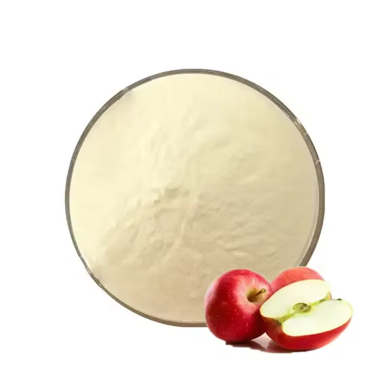 Polvo de fibra de manzana natural de alimentos de calidad Polvo de jugo de manzana orgánico