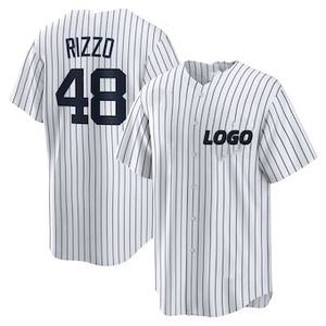2025 New Costurado New York Baseball Jersey Alta Qualidade Jersey Factory Baseball T Shirt Camisolas de beisebol personalizadas com o logotipo da equipe - Product Image 2