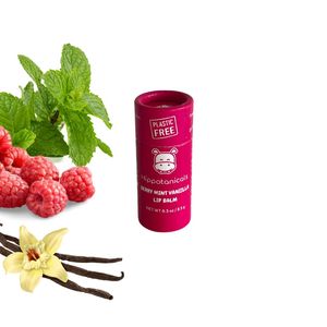 Delicioso Bálsamo Labial de Menta y Vainilla en Tubo de Cartón Ecológico, Humectante Labial Vegano de 0.3 Oz, Sin Plástico, Para el Cuidado Diario - Product Image 1