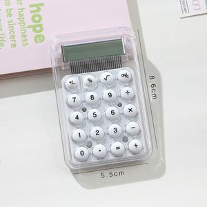 Calculatrice de bureau portable mignonne et compacte en plastique, alimentée par piles, de haute qualité pour le bureau et l'école (vente en gros) - Product Image 3