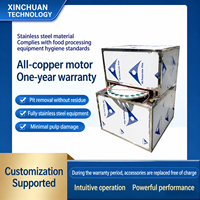 Fabriekslevering XINCHUAN Longan Ontpitmachine Motor 220V Abrikoos Lychee Ontpitter Zaadverwijderaar 304 RVS 48 stuks/min Nieuw