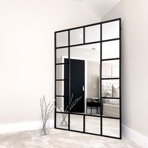 <span class=keywords><strong>Specchio</strong></span> in metallo con cornice per finestra Extra Large con cornice a <span class=keywords><strong>specchio</strong></span> <span class=keywords><strong>moderno</strong></span> semplice - Product Image 1