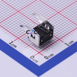 TS-1038-A1B3-D2 Tactile Switch Through hole,6x6mm Switch Single Pole Single Throw Round Button 2.5N Right Angle Insert - Product Image 2
