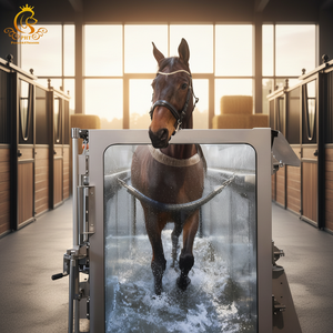 เครื่องวิ่งใต้น้ำสำหรับม้า EUR PET Factory พร้อมหน้าจอ ระบบไฮโดรเทอราปี สระว่ายน้ำบำบัดสำหรับม้า - Product Image 1