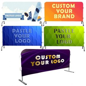 Portable Crowd Control Barricade Jacket Cover Sports & Events Printed Sport Event - Product Image 1