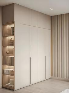 Hot Promotion Modern <strong>Single</strong> Door White Luxury Mirror High End Ladies <strong>Wooden</strong> <strong>Wardrobe</strong> with Storage - Product Image 3