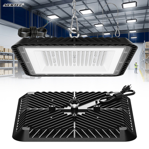 Lampes LED UFO carrées pour entrepôts industriels, luminaires suspendus pour ateliers, 150W, IP65, lampes pour hauts espaces - Product Image 1