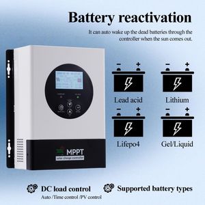 यिंगके सौर चार्ज नियंत्रक 50-120a 48v/96vdc, सौर प्रणाली के लिए सौर बैटरी चार्ज नियंत्रक - Product Image 3