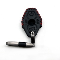 Porte-clés en cuir porte-clés porte-clés pour Bmw E46 E53 X5 X3 E83 X3 E39 série 7 5 3 330i accessoires couverture de clé de voiture