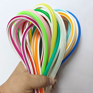 Tube en silicone néon flexible fendu 8 mm, étanche IP65, DC12V 24V, pour bande LED, éclairage uniforme sans joint pour enseignes lumineuses - Product Image 1