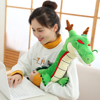 BoTu 80cm Super Gros Dragon Peluche Anime Jouet Animal Dragon Terrestre Poupée Jouet en Peluche Cadeau de Noël pour Garçon Enfants Collection Souvenir