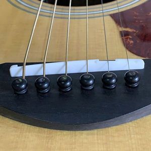 Mun cây đàn <span class=keywords><strong>guitar</strong></span> cầu pin với 3.0 Mét thiên nhiên bào ngư Dot Inlay Sản xuất tại Trung Quốc - Product Image 3